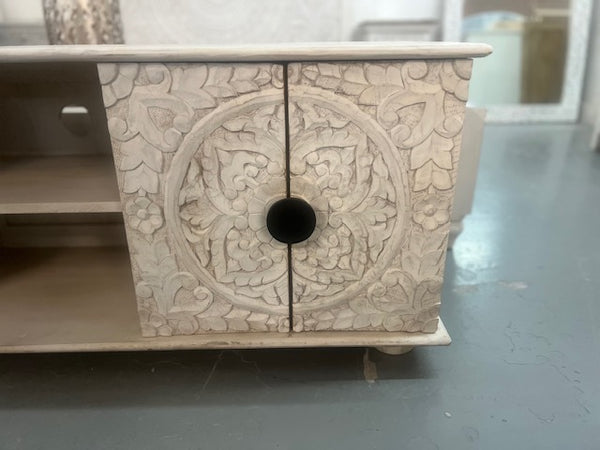 Meuble vidéo Royal Past en Manguier 20x55x16''