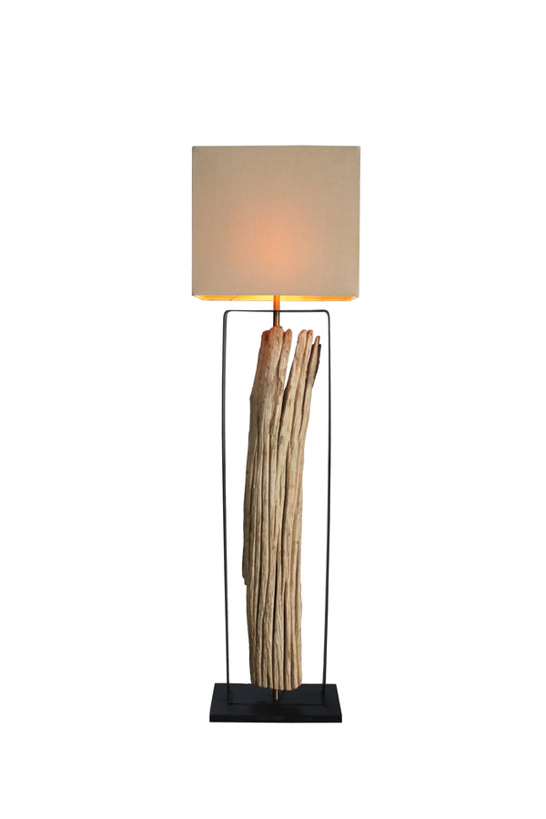 Lampadaire en bois flotté Wena