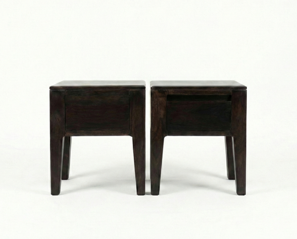 2 tables de chevet Dunia  –  sheesham espresso