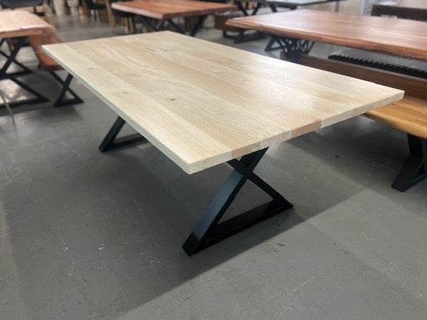 Table à manger Manguier 84X40'' Blanchis