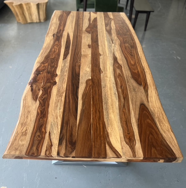 Table à manger Bois de Rose Champagne 84x40''