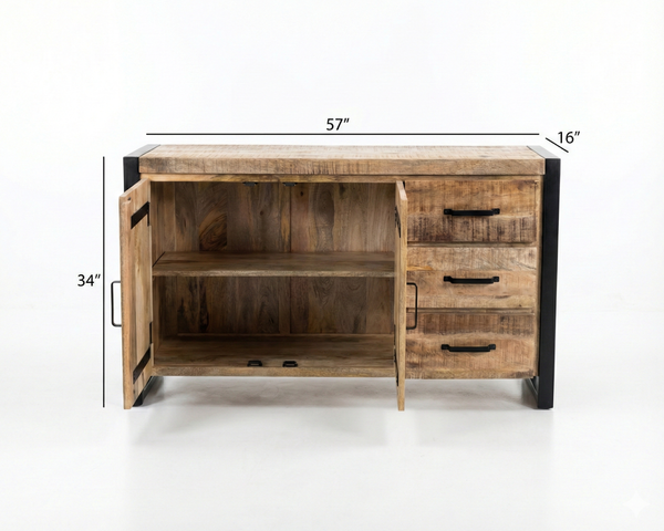 Factory sideboard 2 doors 3 drawers