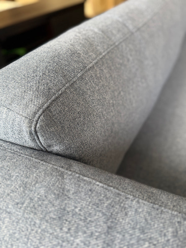 Canapé en tissus bleu 95x36''