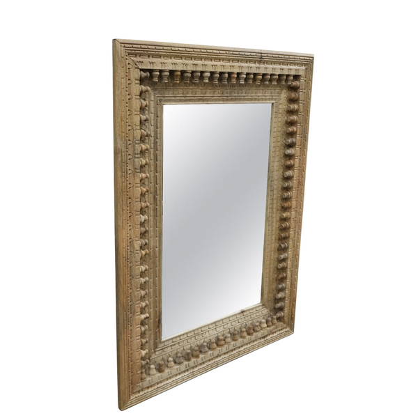 Miroir Annapurna naturel bois massif