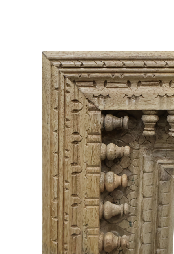 Miroir Annapurna naturel bois massif