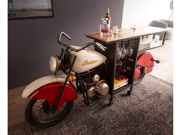 Chariot-bar à vin Indiana - Kif-Kif Import