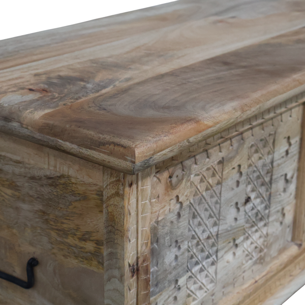 Coffre Diamond bois massif