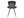 Chaise Gloria cuir noir - Kif-Kif Import