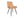 Chaise cuir orange NESSA - Kif-Kif Import