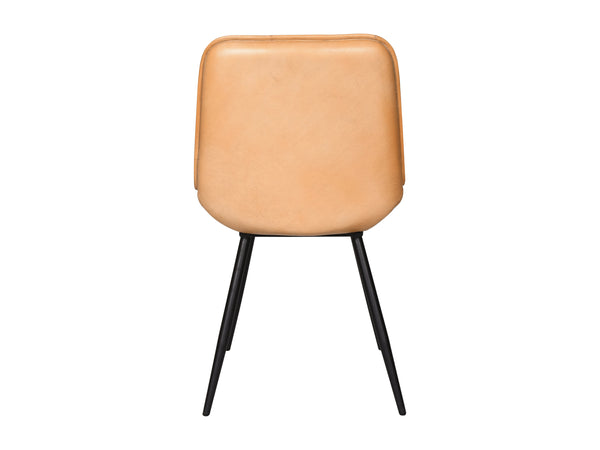 NESSA orange leather chair - Kif-Kif Import