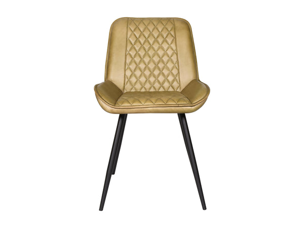 NESSA rusty green leather chair - Kif-Kif Import