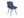NESSA navy blue leather chair - Kif-Kif Import
