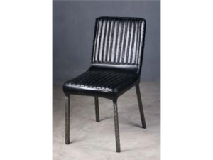 Stokton chair black leather