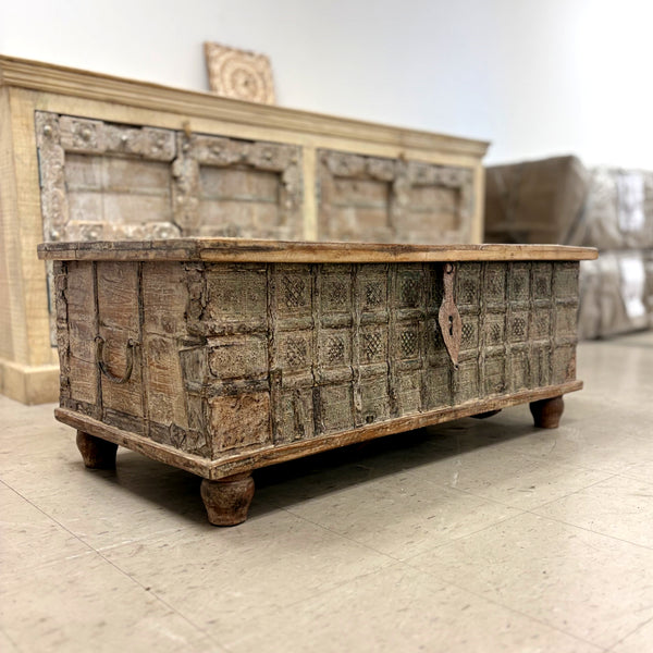 Coffre en bois Antique - Kif-Kif Import