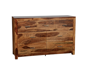 Enzo chest of drawers 7 brown drawers - Kif-Kif Import