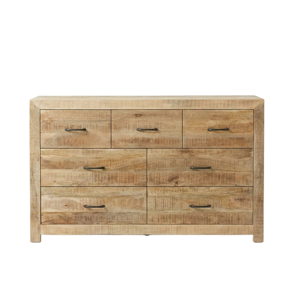 Commode Dhaka – Manguier massif naturel texturé