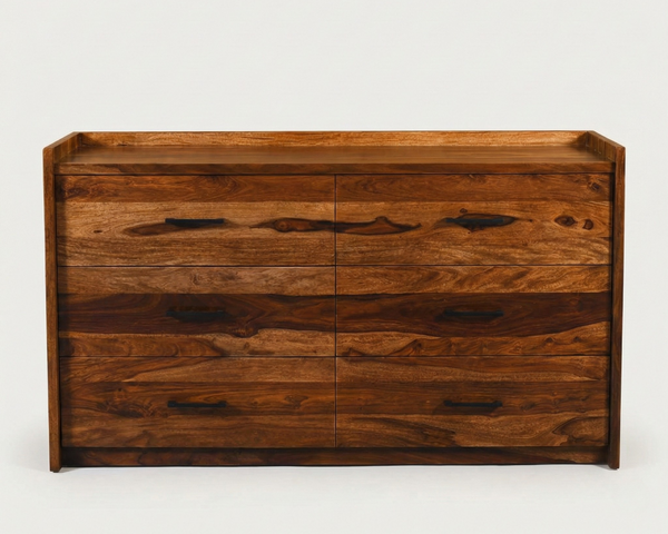 Commode Nagpur – Sheesham massif brun