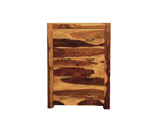 Commode Enzo 4 tiroirs brun