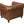 Fauteuil Chesterfield en cuir Cigare - Kif-Kif Import