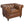 Fauteuil Chesterfield en cuir Cigare - Kif-Kif Import