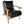 Fauteuil en cuir KINLEY noir - Kif-Kif Import