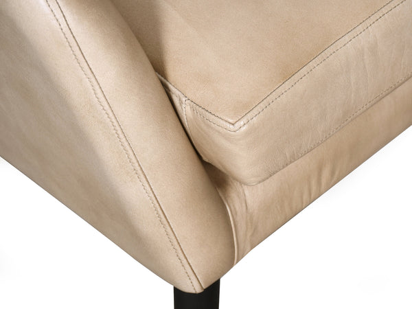 Stanford Moka leather armchair - Kif-Kif Import