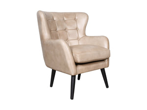 Stanford Moka leather armchair - Kif-Kif Import