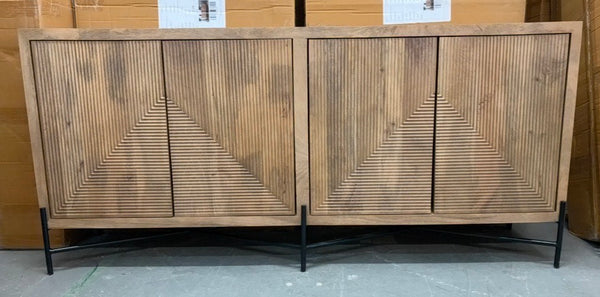 Buffet 4 portes en Manguier 35x71x16''