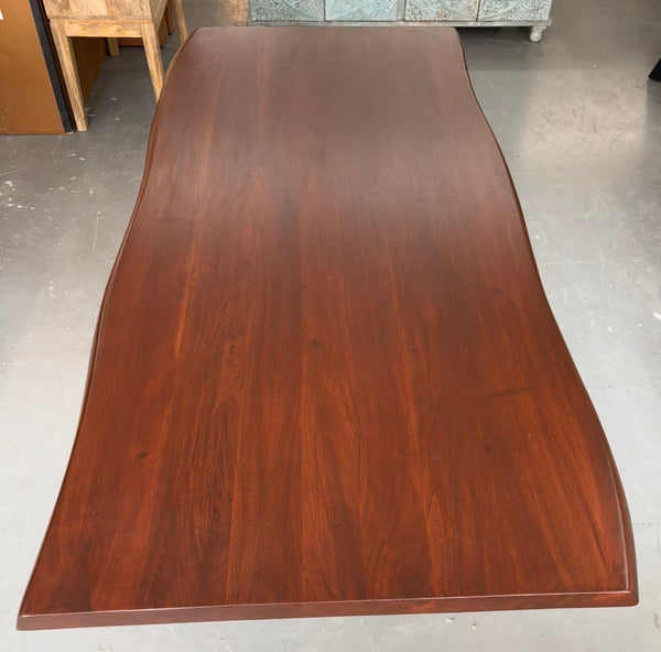 Table à dîner en Acacia 84x40''