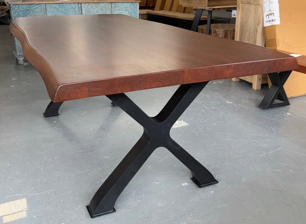 Table à dîner en Acacia 84x40''