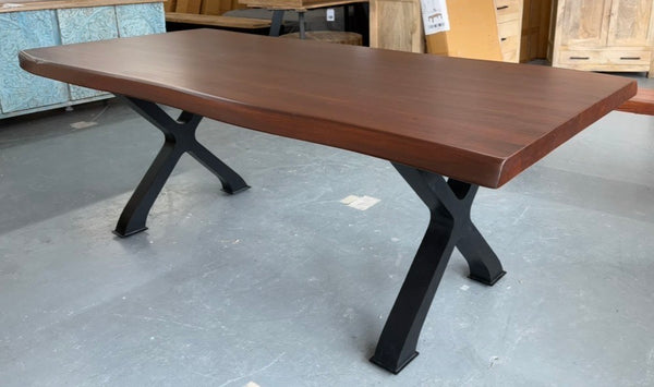 Table à dîner en Acacia 84x40''