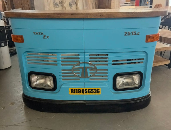 Bar Tata bleu 36x62x18''