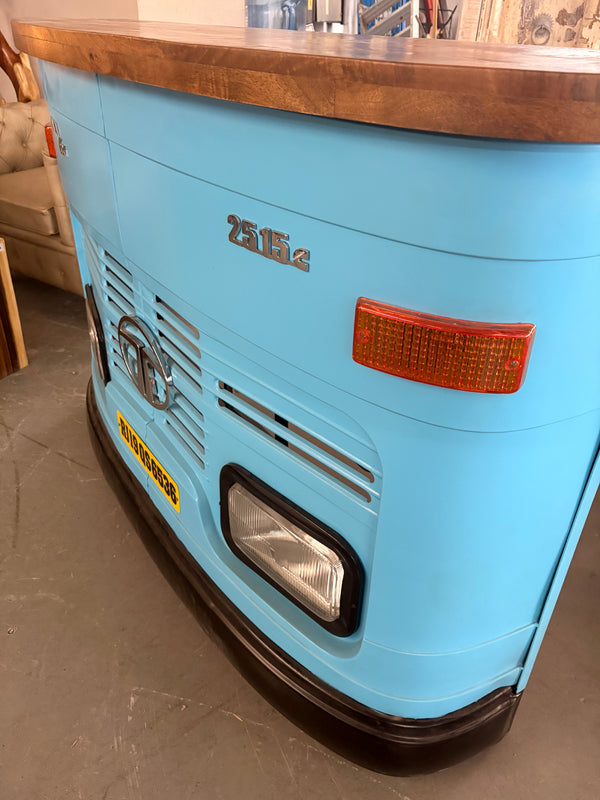 Bar Tata bleu 36x62x18''