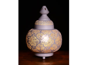 Lampe de table Sultan Tikoni blanche - Kif-Kif Import