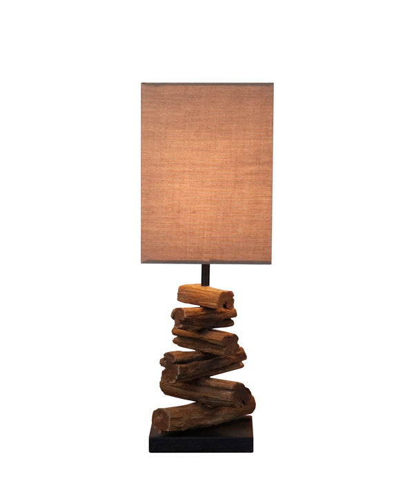 Lampe de table en bois flotté Kayla