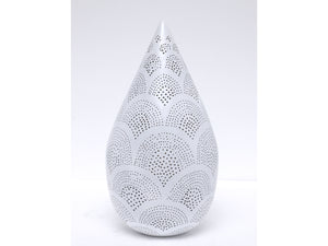 White Kenza table lamp - Kif-Kif Import
