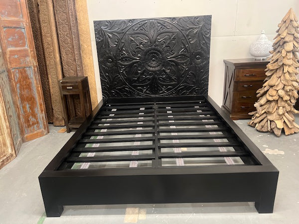 Lit Valsad en Manguier Noir Queen