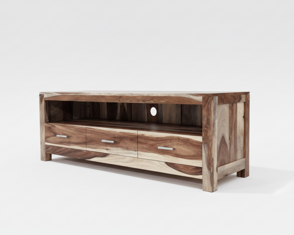 Meuble TV Enzo – sheesham massif naturel