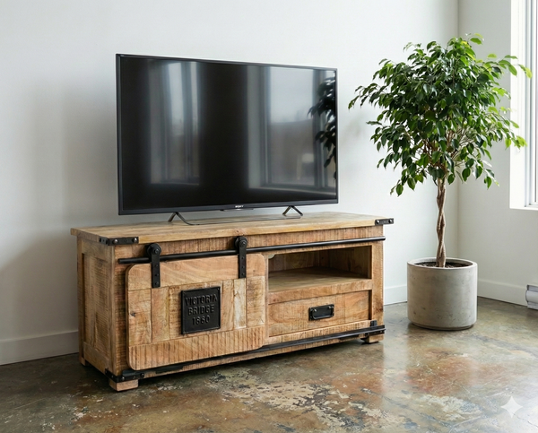 Meuble TV Manufacture – manguier massif