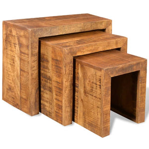 Table d'appoint Dhaka - ensemble de 3 - Kif-Kif Import