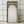 Miroir arche sculpté ancien — bois massif patiné 86×4×45
