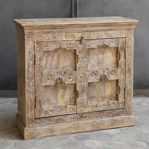 Buffet 2 portes en teck et manguier — 47×18×42