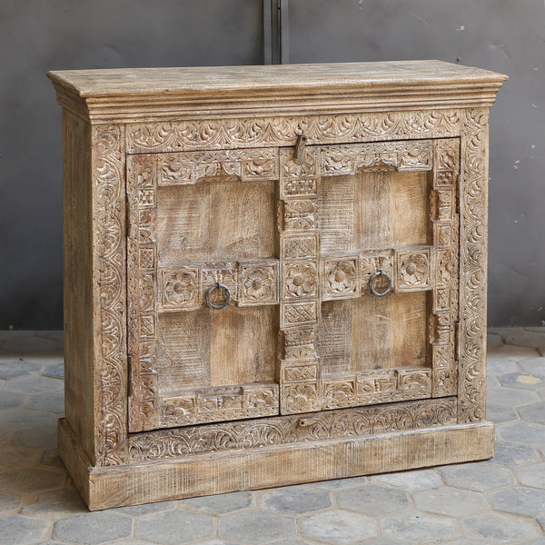 Buffet 2 portes en teck et manguier — 47×18×42" — PA31627