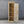 Colonne de rangement sculptée — bois massif patiné 83×28×18