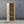 Colonne de rangement sculptée — bois massif patiné 83×28×18