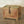 Coffre ancien sculpté terracotta et vert patiné — bois massif 14×18×12