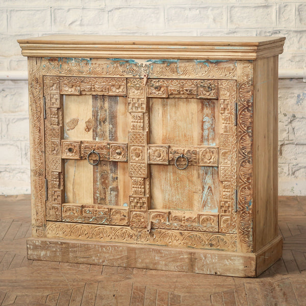 Buffet 2 portes en teck et manguier — 47×17.5×42" — PA34514