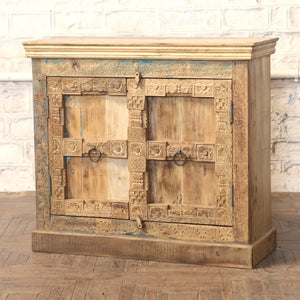 Buffet 2 portes en teck et manguier — 47×18×42