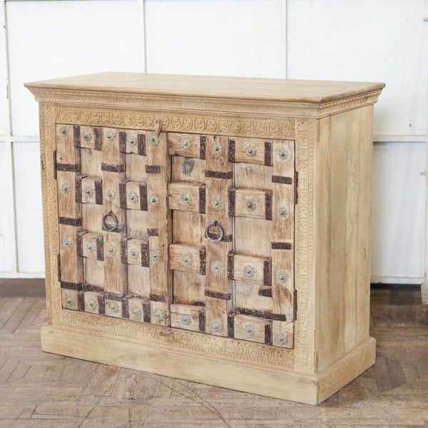 Buffet 2 portes en teck et manguier — 47.3×20×40.3" — PA37214