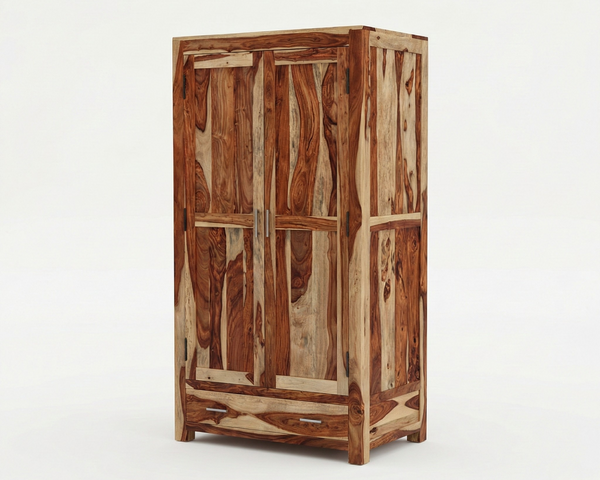 Penderie Enzo – Sheesham massif naturel